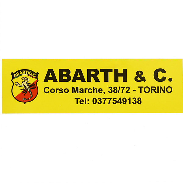 ABARTH&Cץꥫƥå (΢Ž꥿)