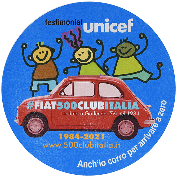 FIAT 500 CLUB ITALIA UNICEF 2021ƥå