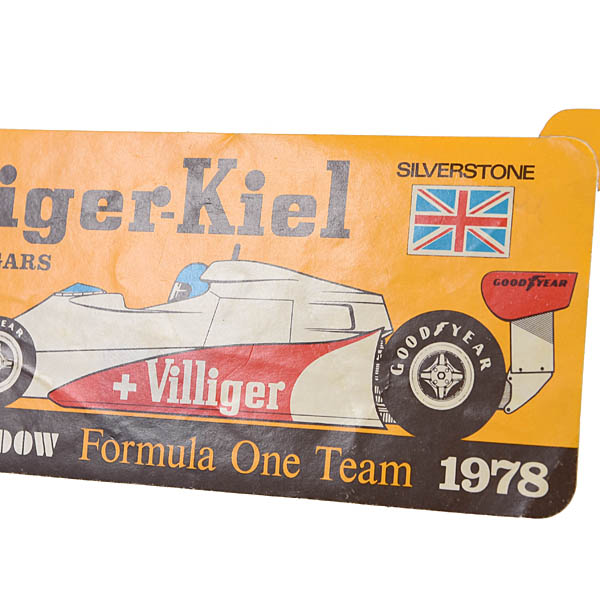 VILLIGER TABATIP SHADOW DN9 F1 TEAM SilverStone GP 1978ꥸʥ륹ƥå