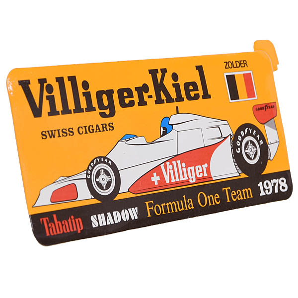 VILLIGER TABATIP SHADOW DN9 F1 TEAM ZOLDER GP 1978ꥸʥ륹ƥå